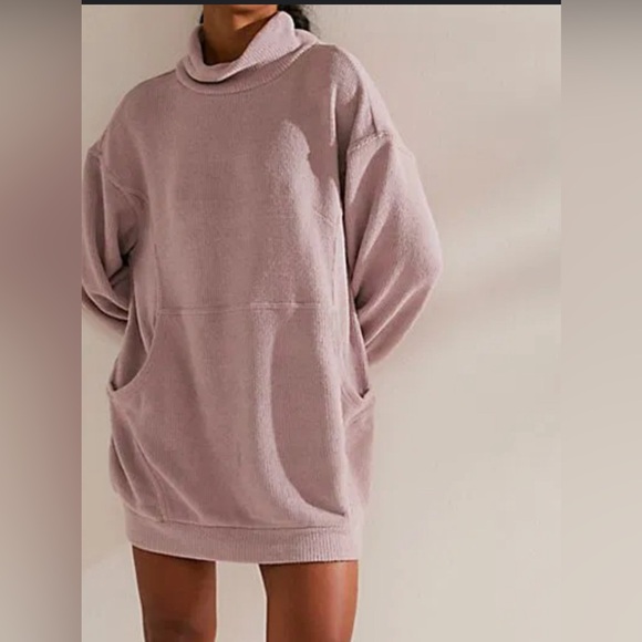 Free People Sweaters - Free People FP Beach Ronda Tunic Sweater, Mock Neck size S oversized fit